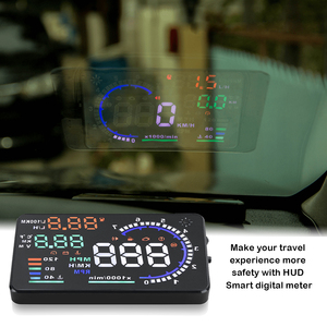 New A8 HUD New Design 5.5" Car HUD Head up Display Overspeed Wanring Speedometer OBD II - Product Image 6