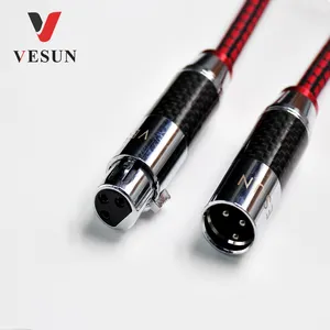 VESUN工厂批发批量采购hifi电缆高品质平衡电缆M-130F