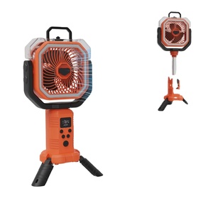 20000mAh High Capacity USB Portable Camping <b>Fan</b> Mist Spray <b>Remote</b> <b>Control</b> Oscillating LED Light Outdoor Travel Plastic Household - Product Image 1