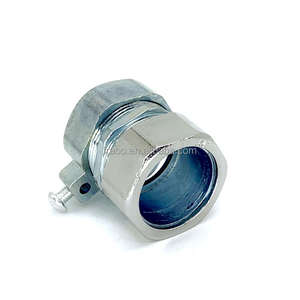 Фрабо DGJ Тип цинковый сплав самозакрепляемый заземляющий соединитель гибкий трубопровод фитинг для EMT жесткой трубы - Product Image 2