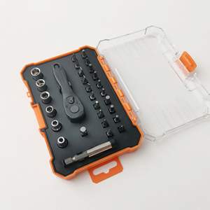 Juego de Destornilladores de Trinquete Mini Lixin de 29 Piezas, Puntas Intercambiables Métricas, Acabado en Óxido Negro para Uso Doméstico - Product Image 2