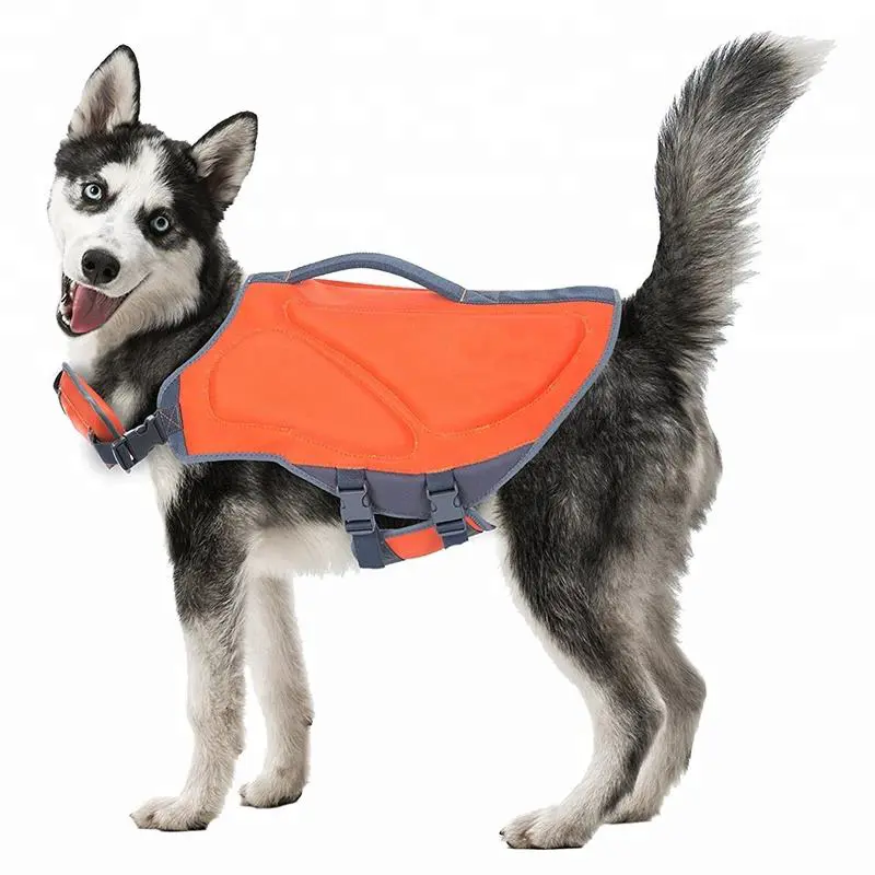 2024 haute qualité léger chien gilet de sauvetage veste maillots de bain pour animaux de compagnie pour petit/moyen/grand chien gilet de sauvetage
