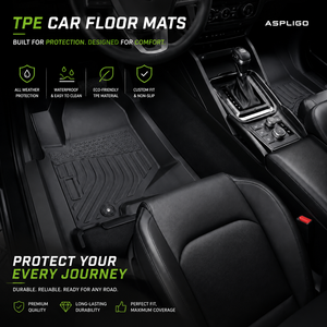 Tappetini Auto in TPE per <span class=keywords><strong>Peugeot</strong></span> <span class=keywords><strong>308</strong></span> 2014-2021 Impermeabili per Tutte le Stagioni Tappetini 3D su Misura - Product Image 2