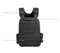900D haute qualité multifonctionnel résistant à l'usure Chalecos Tactico extérieur formation uniforme tactique gilet lesté