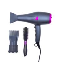 Ensemble de sèche-cheveux professionnel, sèche-cheveux ionique avec diffuseur et peignes, moteur AC 2400W, sèche-cheveux à ions négatifs pour le coiffage à domicile