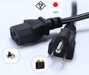 <span class=keywords><strong>Prise</strong></span> de courant <span class=keywords><strong>japonaise</strong></span> à 3 broches, insert de pont, norme américaine, non-terrestre, IP20, 125V 10A, 2 prises CA, 1 USB-A, 1 USB-C - Product Image 2