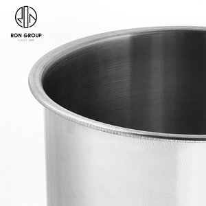 Secchiello per il ghiaccio rotondo Champagne personalizzato in acciaio inossidabile di alta qualità secchiello per l'acqua fredda secchiello per il ghiaccio per vino e birra - Product Image 6