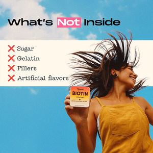 Bandes buccales de collagène et biotine OEM/ODM : Améliorent l'élasticité de la peau, réduisent les rides – Complément alimentaire végétalien personnalisé pour adultes - Product Image 2