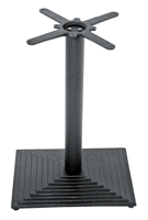 Base de Mesa de Acero para Exteriores con Diseño de Marco en X, Estilo Industrial, Soporte Duradero para Muebles de Jardín