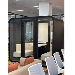 Cabina Acústica Insonorizada para Reuniones, Oficina Privada para Llamadas y Videoconferencias, Espacio de Trabajo Silencioso con Ventilación, en Venta - Product Image 3