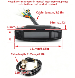 Tablero Digital LCD Universal para Motocicleta, Velocímetro, Tacómetro, Indicador de Combustible con Soporte de Montaje, Venta al por Mayor - Product Image 2