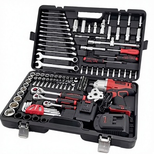 159 Piece Mechanic Tool <b>Set</b> Auto Repair Socket Wrench Kit 1/4 Inch Drive Ratchet <b>Torque</b> Wrench Hand Tool <b>Set</b> - Product Image 4