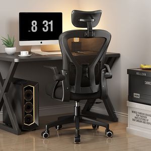 Office <b>Chair</b> Ergonomic Adjustable Swivel <b>Chair</b> With Headrest For Home Office <b>Study</b> Room - Product Image 2