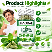 Soutien à la Fraîcheur Intérieure 30 Capsules Végétales Fabricant de Compléments Alimentaires Marque Privée OEM ODM Emballage Personnalisé