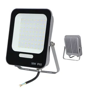 KCD lampu sorot aluminium tahan ledakan, cahaya sorot sempit lanskap 30w Sensor keamanan ganda IP67 LED RGB