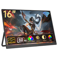 Moniteur portable pliable sans fil Eimio 16 pouces 2.5K IPS avec batterie intégrée, Type-C Plug & Play, extension d'écran pour ordinateur portable, OEM ODM