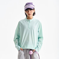 Outdoor-Sport-Pullover mit halbem Reißverschlusskragen, Unisex, sonnenbeständig, antibakteriell, schnell trocknend, lockerer, langärmliger Pullover, Oberteil LST9506W
