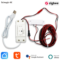 Ouvre-porte de garage intelligent Zigbee, contrôleur de porte motorisée, télécommande sans fil, fonctionne avec la commande vocale Alexa Google Home