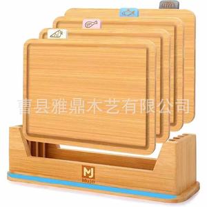 <b>Wooden</b> Cutting Board Rectangle Multifunction Chopping <b>Block</b> For Kitchen Home Outdoor Use - Product Image 4