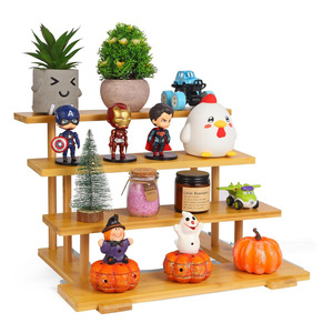 Bamboo Desktop <b>Shelf</b> 4 Layers Multi Tier Storage Rack For <b>Desk</b> Organizing - Product Image 1