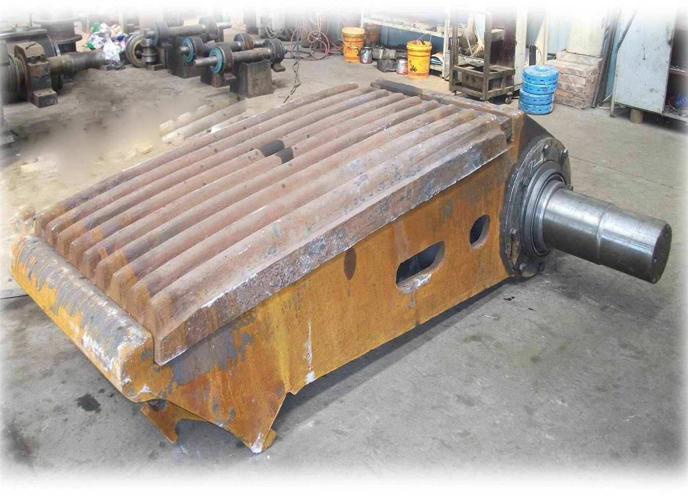 Impact Stone Crusher Spare Parts Swing Plates , High Manganese High Chrome Blow Bar