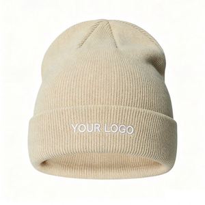 Bonnet en tricot d'hiver de créateur avec logo, idéal pour événements promotionnels d'entreprise, cadeau personnalisé, bonnet brodé - Product Image 1