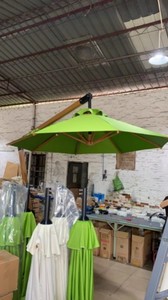 Parasol d'extérieur Luckin, grand, imperméable, en aluminium et tissu, pour meubles d'extérieur, cour, jardin, terrasse, <span class=keywords><strong>table</strong></span>, chaise - Product Image 6