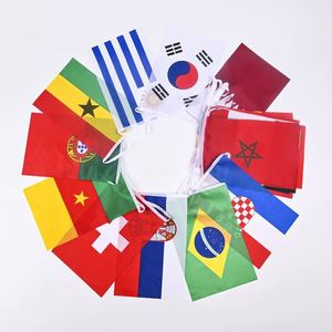 Fournisseur de drapeaux en polyester personnalisés de 14 x 21 cm pour les guirlandes de drapeaux - Product Image 2