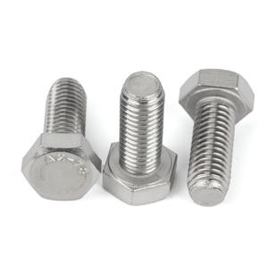 दीन 933 A2-70 स्टेनलेस स्टील 304 बोल्ट और नट्स सादे फिनिश पूर्ण थ्रेड हेक्सागोन बोल्ट हेक्स बोल्ट - Product Image 5