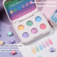BOZLIN Série 9 Effet Dégradé Pat Pat Gel – Palette de Vernis Gel Pat Pat Gel à Marque Privée – Kit de Gel Ombré Personnalisé pour Nail Art