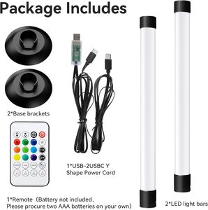 2-Pack RGB LED Ambient <b>Light</b> Voice-Activated Pickup Music Rhythm <b>Lights</b> for Car <b>Gaming</b> Room Decorations PC Lamp Body Material - Product Image 2
