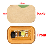 Luz LED Inteligente Intermitente para Uñas, Etiqueta NFC Programable, Luz Intermitente para Teléfono Móvil, Adhesivo para Uñas con Luz Intermitente para Medallas Sociales