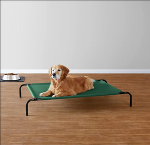 <span class=keywords><strong>Cama</strong></span> elevada para <span class=keywords><strong>perros</strong></span> de exterior con estructura de hamaca de camping de gran altura, diseño estampado y efecto refrescante para el <span class=keywords><strong>verano</strong></span> - Product Image 4