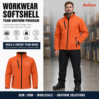 Vestes coupe-vent d'extérieur directes d'usine avec manteau de camping softshell et veste de travail uniforme