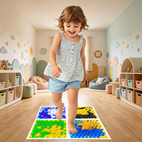 Dalles sensorielles antidérapantes en PVC pour enfants, à assembler soi-même, pour la stimulation tactile, jouets éducatifs pour le sol de jeu