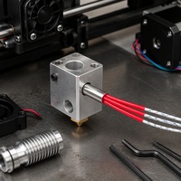Chauffe-à-cartouche électrique industriel en acier inoxydable 24V 220V, résistance à haute température, étanche, options de tension étendues