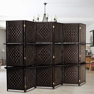 2 Kệ Trưng Bày, Màn Hình Gấp Trong Nhà Hai Mặt Màn Hình Phân Chia Mây Cao 6FT Với Vách Ngăn - Product Image 4