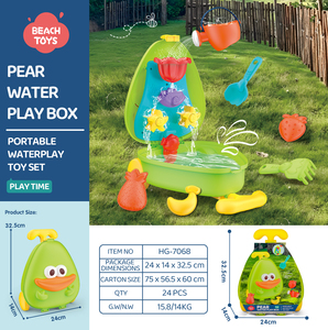 Divertido Juego de Juguetes de Playa para Niños, Incluye una Camioneta de Empuje y un Set Completo para Jugar en la Arena, Excavar y Construir Castillos de Arena - Product Image 4