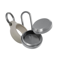 Boîte à bouchons d'oreilles JH Medibox Mini en métal avec porte-clés, résistante aux enfants, multicolore, portable, en aluminium, pour les voyages