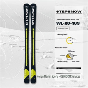 Nuevo Set de Esquí Manlin para Hombres y Mujeres, Tablas de Esquí Dobles para Principiantes con Fijaciones, <span class=keywords><strong>Botas</strong></span> de Esquí y Bastones - Product Image 3