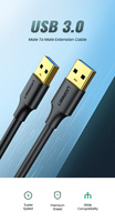 Cable de Extensión USB 3.0 TPE Macho a Macho para Disco Duro, TV Box, Cámara e Impresora con 12 Meses de Garantía