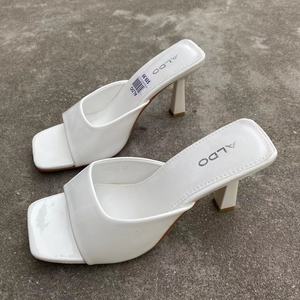 Eleganti <span class=keywords><strong>Sandali</strong></span> con <span class=keywords><strong>Tacco</strong></span> Alto per Ragazze, <span class=keywords><strong>Tacco</strong></span> a Spillo, Punta Quadrata, Scarpe Estive Casual da Festa per Donne - Product Image 6