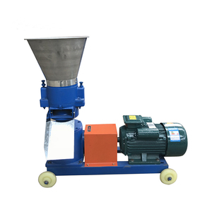 Machine à granulés à matrice plate électrique MO-DMECH 2-6mm avec moteur en cuivre pour maïs, bois, paille et aliments pour chiens - Product Image 1