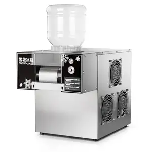 Máquina comercial de gelo para neve, floco de neve, creme de leite 60 kg/h, automática para uso doméstico, no verão