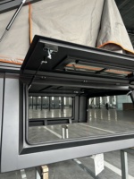 Tente de toit rigide verticale escamotable en aluminium sur mesure pour camionnette Jeep Gladiator Ford F150