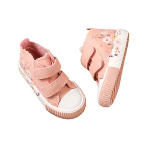 Sapatos infantis casuais de estampa de flores, sapatos para meninas, bebês, estampados com flores, primavera, 2023