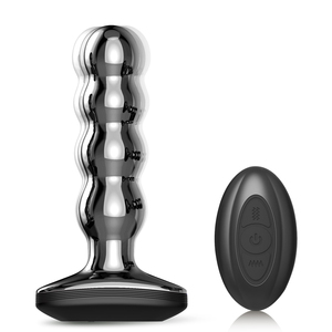 Edelstahl Anal-Vibrator Prostata-Stimulator Sexspielzeug für Erwachsene Männer Handflächengroßes Sexspielzeug Lieferant - Product Image 1
