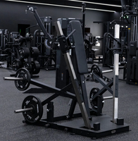 Machine de musculation commerciale à levier vertical pour press à la poitrine, à charge par disques, avec bras indépendants doubles, multi-prises et réglable, pour entraînement de force en salle de sport