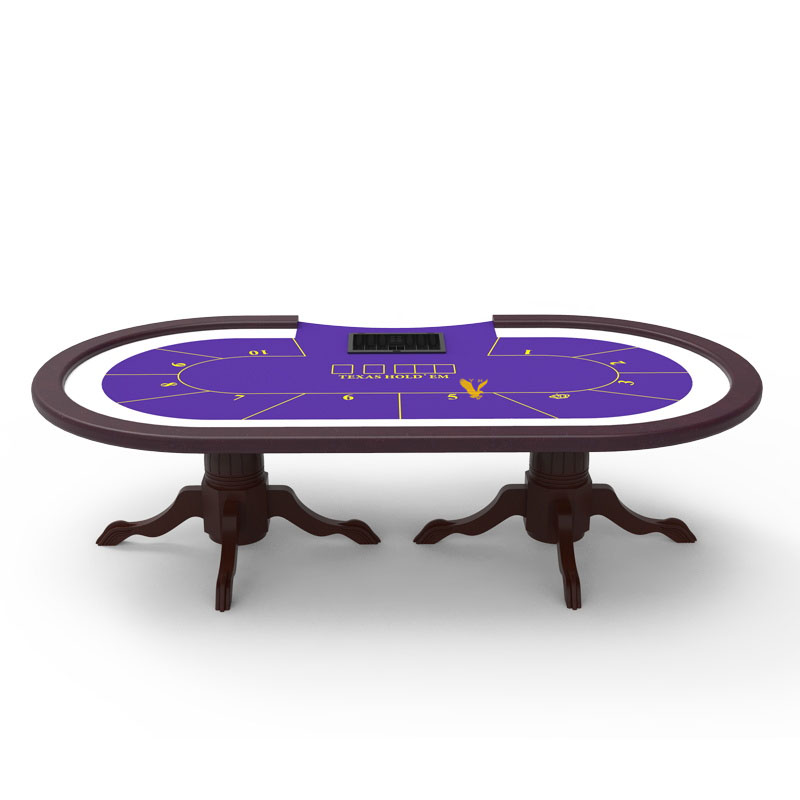 Роскошный резиновый Техасский коврик для покера YH, сублимационные столы для игр в казино