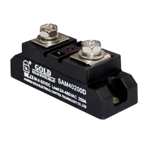 Sam40200d sam40200d SSR trạng thái rắn Relay 4-32vdc 24-480vac 200A sam40200d sam40200d sam40200d